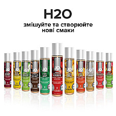 Смазка на водной основе JO H2O — Strawberry Kiss (120 мл) без сахара, растительный глицерин