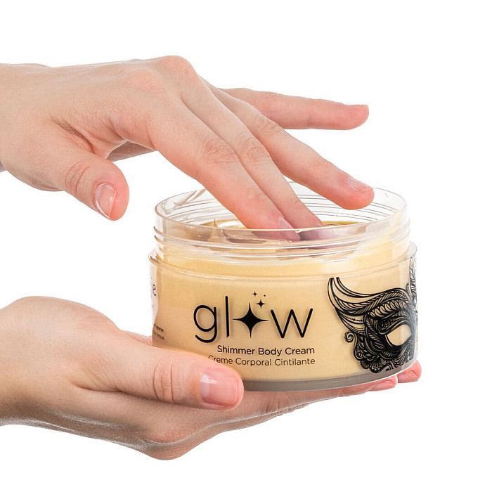 Крем-шиммер для тела Orgie – Glow Shimmering Body Cream (250 мл), чувственный аромат, увлажнение