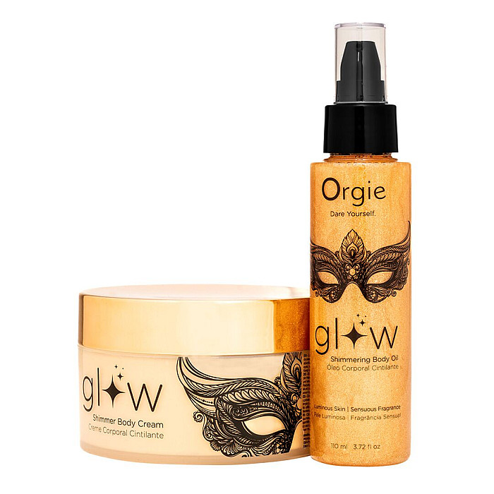 Масло-шиммер для тела Orgie – Glow Shimmering Body Oil (110 мл), чувственный аромат, увлажнение
