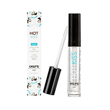 Стимулирующий блеск для губ EXSENS Coconut Hot Kiss 7 мл, согревает и охлаждает