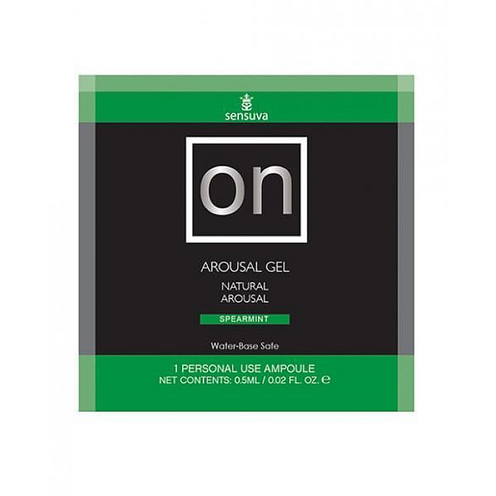 Пробник збуджувального гелю Sensuva — ON Arousal Gel for Her Spearmint (6 мл)