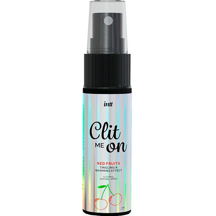 Возбуждающий спрей для клитора Intt Clit Me On Red Fruits Warming Effect 12мл согревающий эффект
