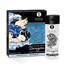 Стимулирующий крем для пар Shunga Dragon Cream SENSITIVE (60 мл) более нежный эффект