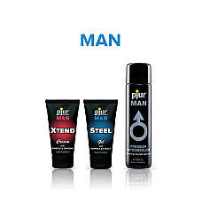 Гель-стимулятор для пениса pjur MAN Steel Gel 50 мл, с экстрактом паприки и ментолом