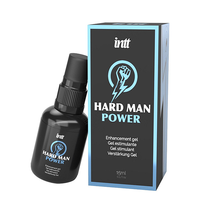 Стимулирующий гель для эрекции Intt Hard Man Power (15 мл), экстракт гингко билоба, таурин