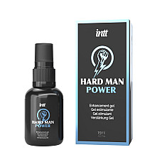 Стимулирующий гель для эрекции Intt Hard Man Power (15 мл), экстракт гингко билоба, таурин