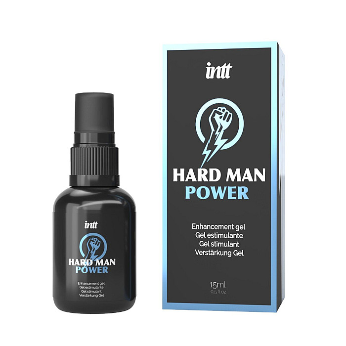Стимулирующий гель для эрекции Intt Hard Man Power (15 мл), экстракт гингко билоба, таурин