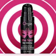 Гель для стимуляції точки G Orgie She Spot Intimate Gel, 15 мл, тепло-холод, ефект вібрації