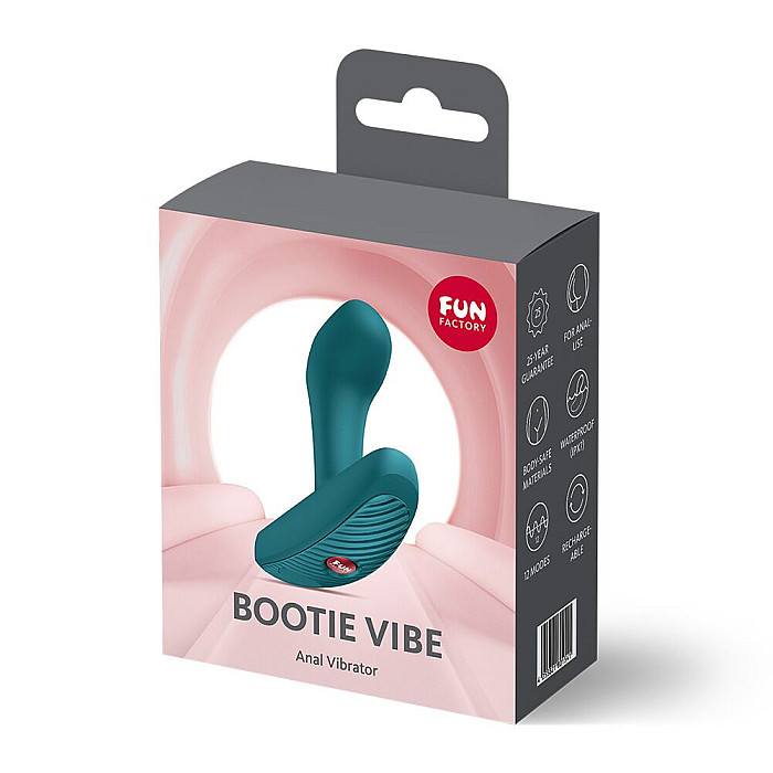 Анальная пробка Fun Factory Bootie Vibe Bottle Green
