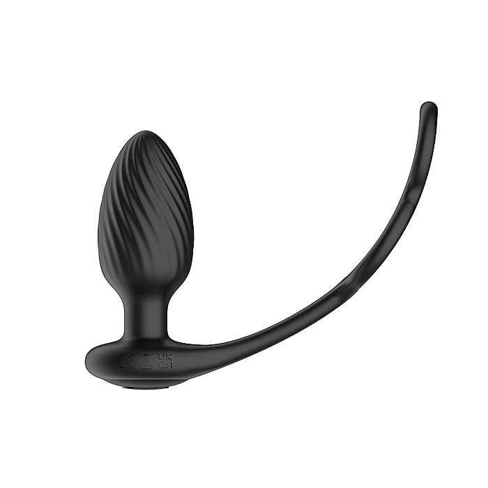 Анальная вибропробка Nexus Tornado Cock and Ball Ring вращение+вибрация, эрекционное кольцо, пульт