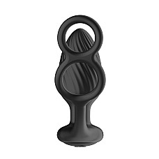 Анальна вібропробка Nexus Tornado Cock and Ball Ring