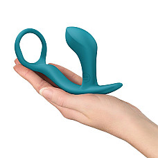 Анальна пробка з ерекційним кільцем Fun Factory BOOTIE RING Bottle Green