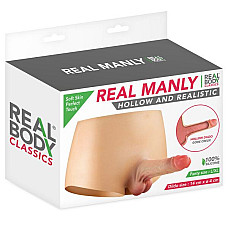 Страпон Real Body — Real Manly hollow and realistic L/XL