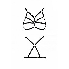 Бюстгальтер-стрепы Passion Exclusive ARMANDA BRA L/XL, black