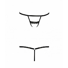 Трусики-стрепи Passion Exclusive SHELLY THONG L/XL, black