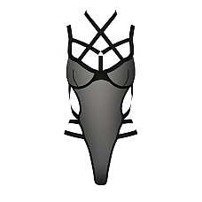 Боди монокини Passion Exclusive HAGAR BODY XXL/XXXL, black