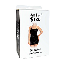 Лакированное платье Art of Sex - Demeter, цвет черный, размер S