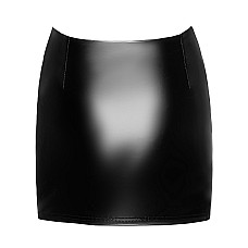 Юбка Noir Handmade F345 Powerwetlook skirt with garter - 3XL