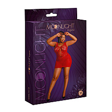 Платье-бодистокинг Moonlight Plus Model 08 XL-XXXL Red
