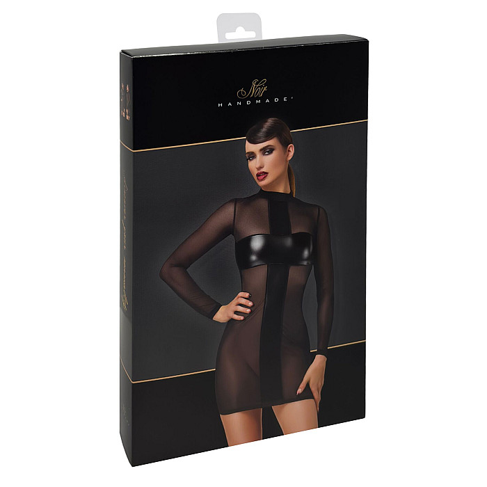 Сукня Noir Handmade F369 Crossfire Mesh & Wetlook Mini dress L