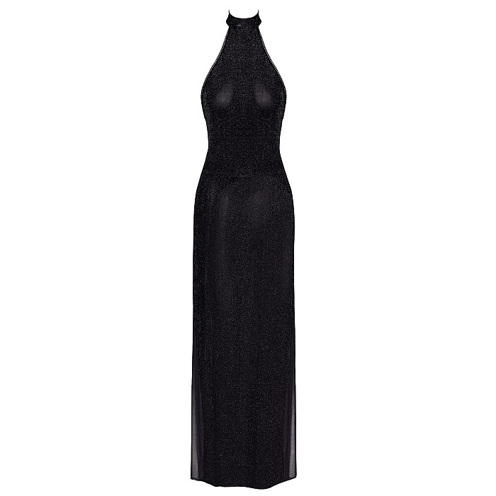 Сукня Noir Handmade F372 Onyx Twin-slit Long dress XL