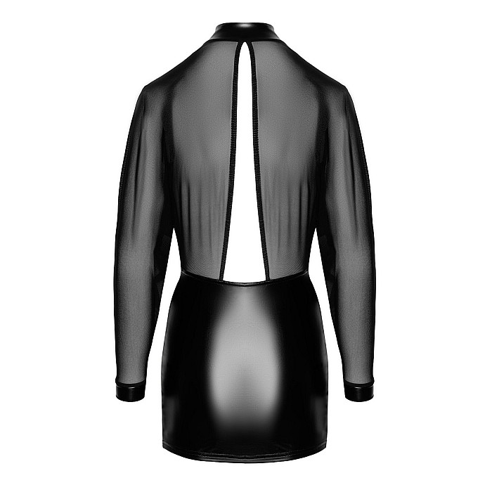 Платье Noir Handmade F348 Powerwetlook and tulle dress - M