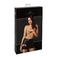 Юбка Noir Handmade F345 Powerwetlook skirt with garter - S