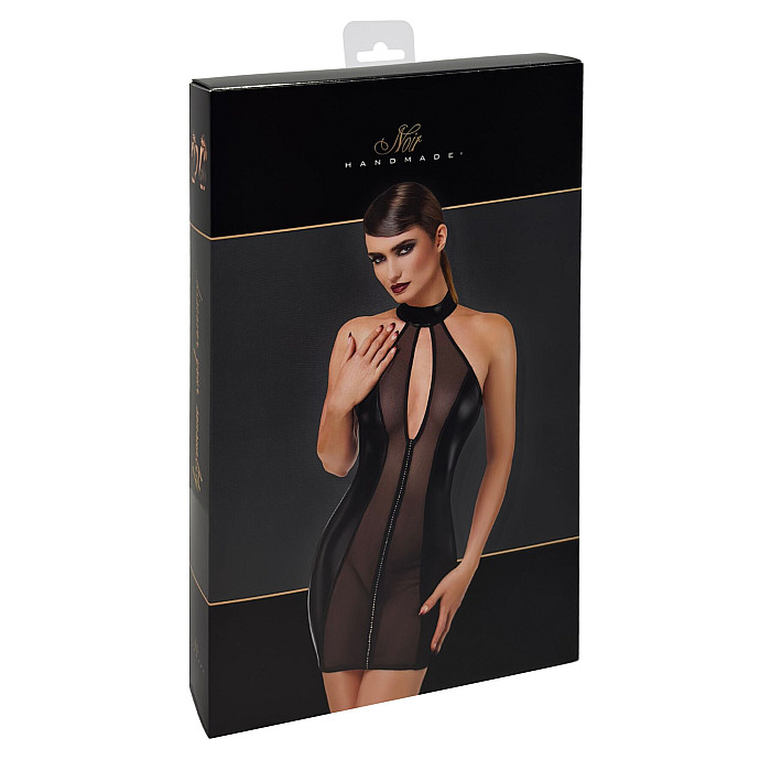 Сукня Noir Handmade F370 Luxuria Crystal Sheer Mini Dress S