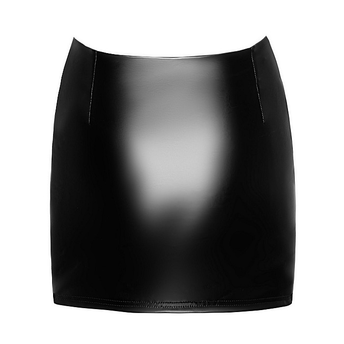 Юбка Noir Handmade F345 Powerwetlook skirt with garter - M