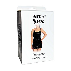 Лакированное платье Art of Sex - Demeter, цвет красный, размер M