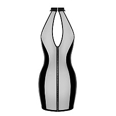 Платье Noir Handmade F370 Luxuria Crystal Sheer Mini Dress M