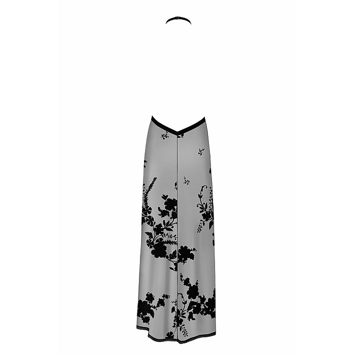 Сукня Noir Handmade F312 Divinity long flocked mesh dress with open back - XL