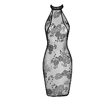 Платье Noir Handmade F240 Midi tulle dress with velvet straps, 3XL