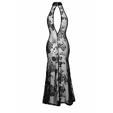 Длинное сетчатое платье Noir Handmade F239 Long tulle dress, XXL