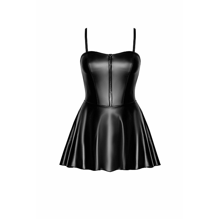 Сукня Noir Handmade F308 Dreamer wetlook corset mini dress with front zipper - L