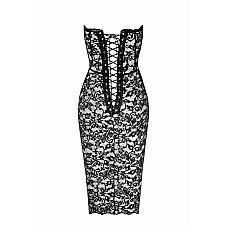 Сукня Noir Handmade F301 Catalyst lace up midi dress - XXL