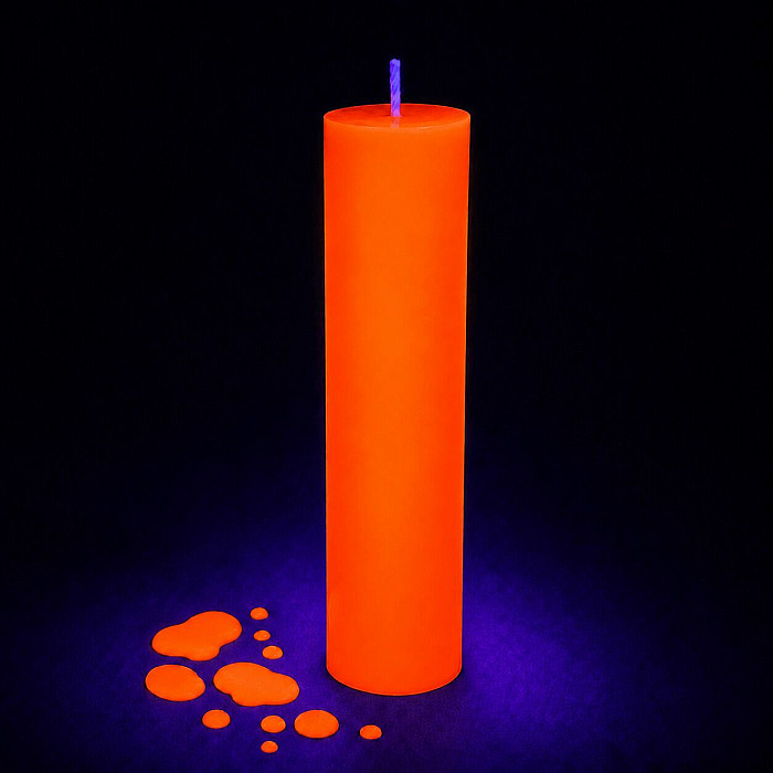 Свічка для WaxPlay Feral Feelings UV-neon 15 см Neon Orange