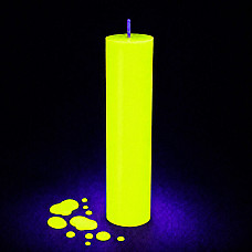 Свічка для WaxPlay Feral Feelings UV-neon 15 см Neon Yellow