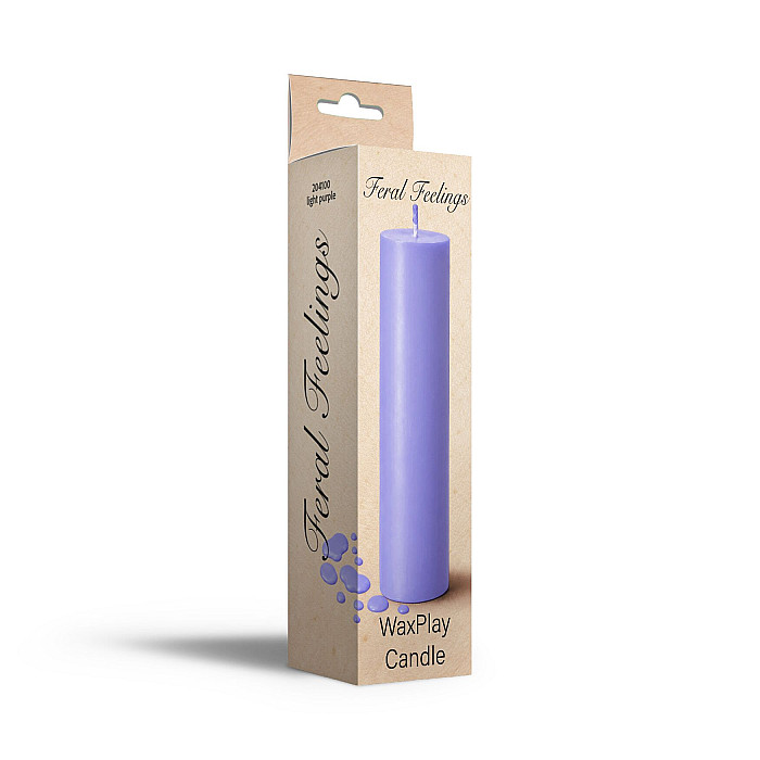 Свічка для WaxPlay Feral Feelings soft 15 см Light Purple