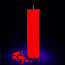 Свічка для WaxPlay Feral Feelings UV-neon 15 см Neon Red