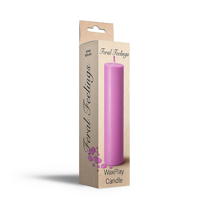 Свічка для WaxPlay Feral Feelings soft 15 см Light Pink