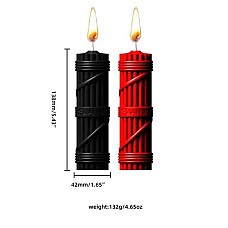 БДСМ-свечи LOCKINK SEVANDA Fetish Drip Candles Set, 2 шт, низкотемпературные, скребок в комплекте
