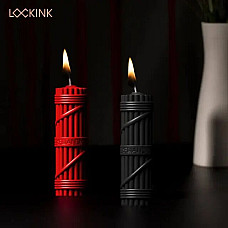 БДСМ-свечи LOCKINK SEVANDA Fetish Drip Candles Set, 2 шт, низкотемпературные, скребок в комплекте