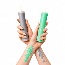 Свічка для WaxPlay Feral Feelings soft 15 см Light Green