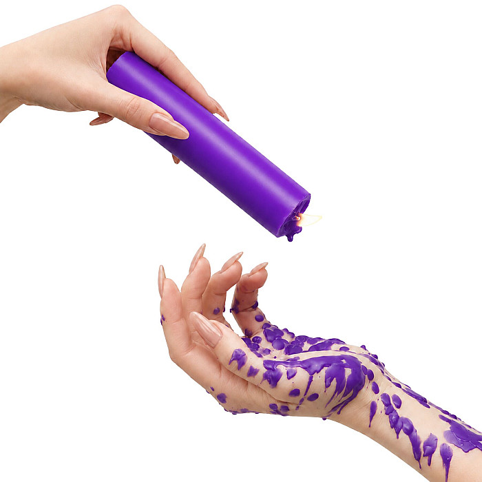 Свічка для WaxPlay Feral Feelings classic 15 см Purple