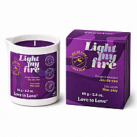 БДСМ-свічка низькотемпературна Love To Love LIGHT MY FIRE - WAX PLAY 65 г