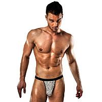 Мужские стринги с леопардовым принтом Passion 013 THONG L/XL