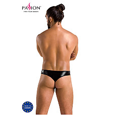 Чоловічі стринги Passion 033 THONG PAUL XXL/XXXL Black, під латекс