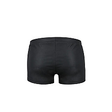 Чоловічі шкіряні боксери з клапаном Passion 050 SHORT PATRICK S/M Black