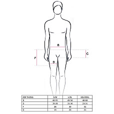 Мужские шорты с фиолотовым гульфиком Passion 009 THONG violet XXL/XXXL